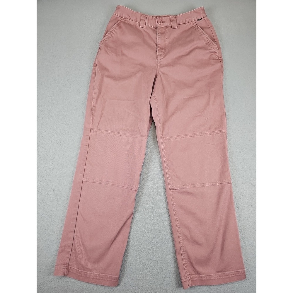Vans Pants Women's 27x26.5 Coral Pink Casual High Rise‎ Straight Fit Chino Skate